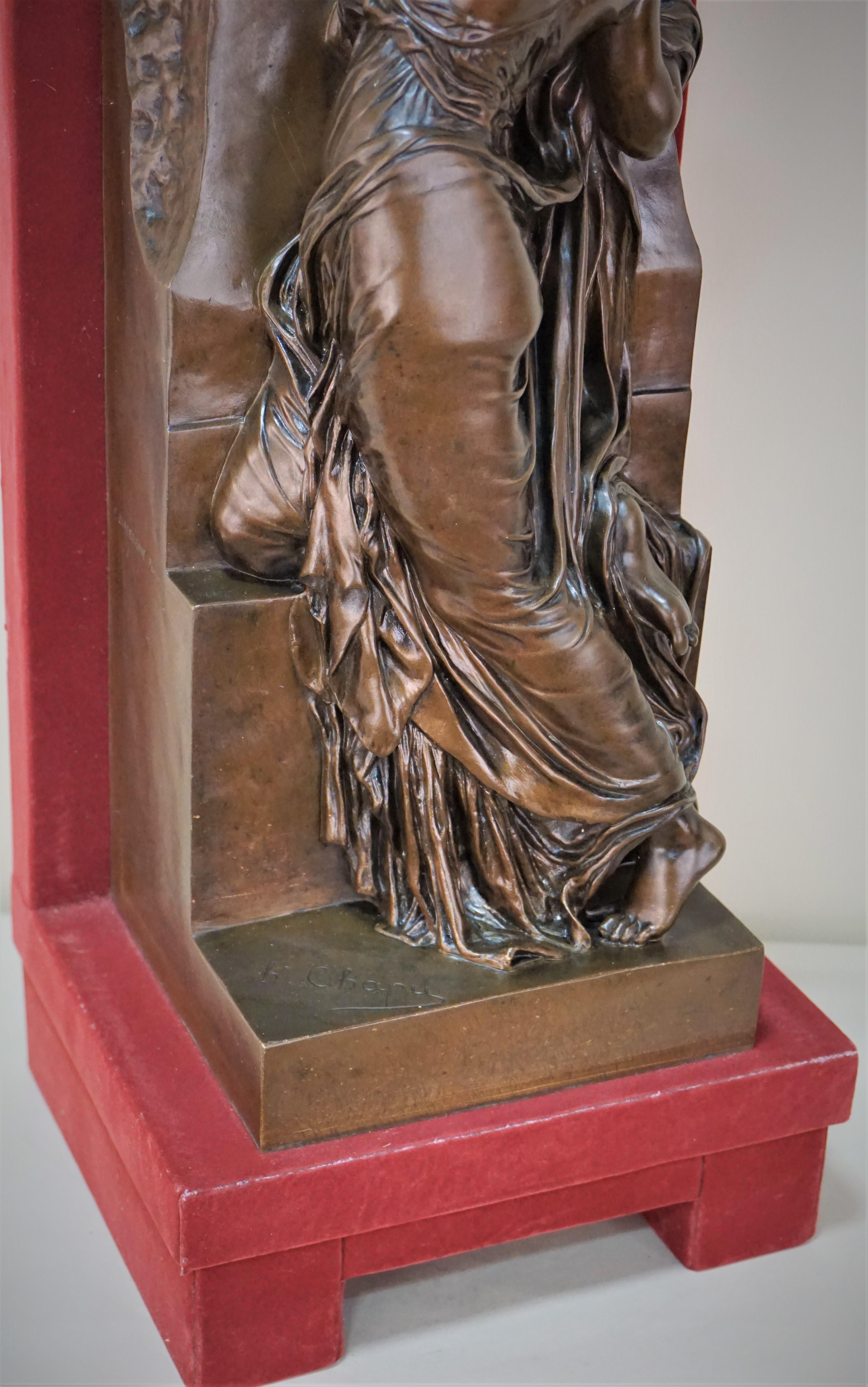 Bronze Sculpture Entitled ‘La Jeunesse’, France, 19th Century by Henri Chapu 9