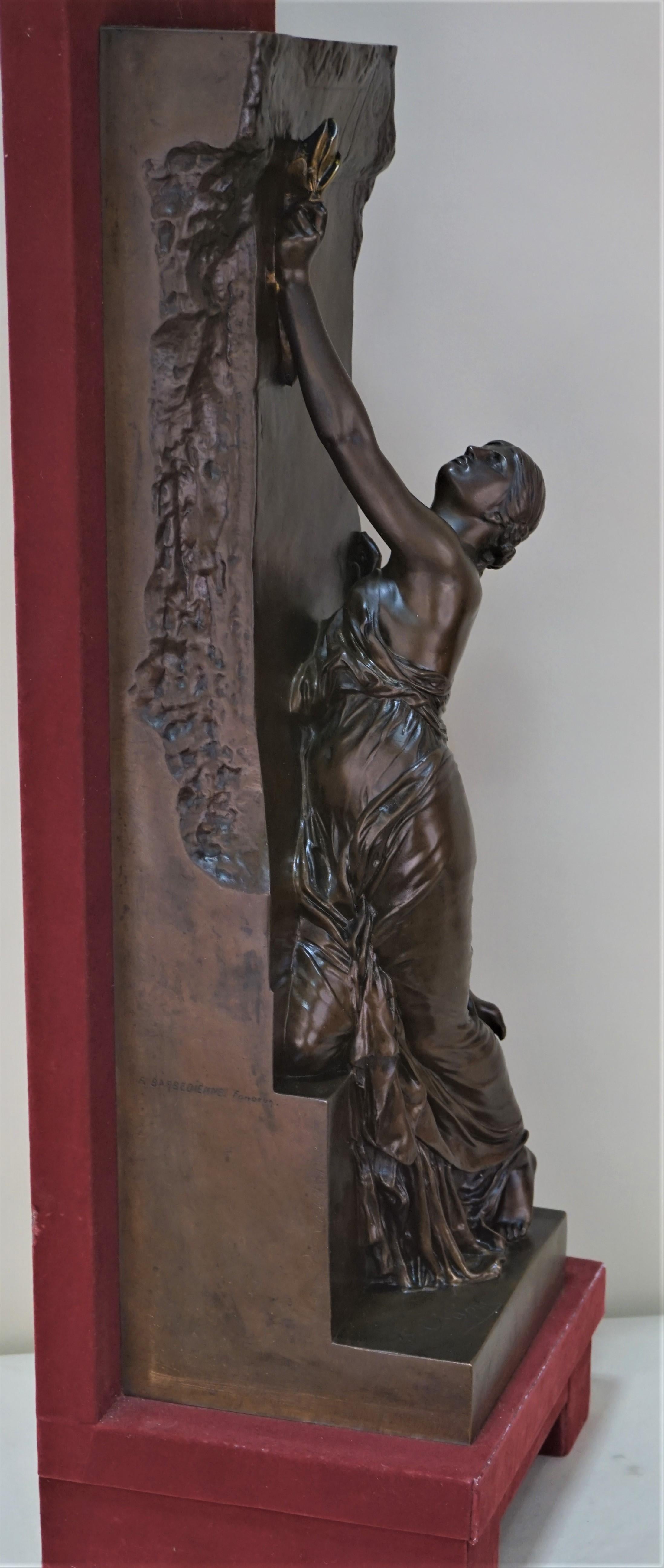 Bronze Sculpture Entitled ‘La Jeunesse’, France, 19th Century by Henri Chapu 3