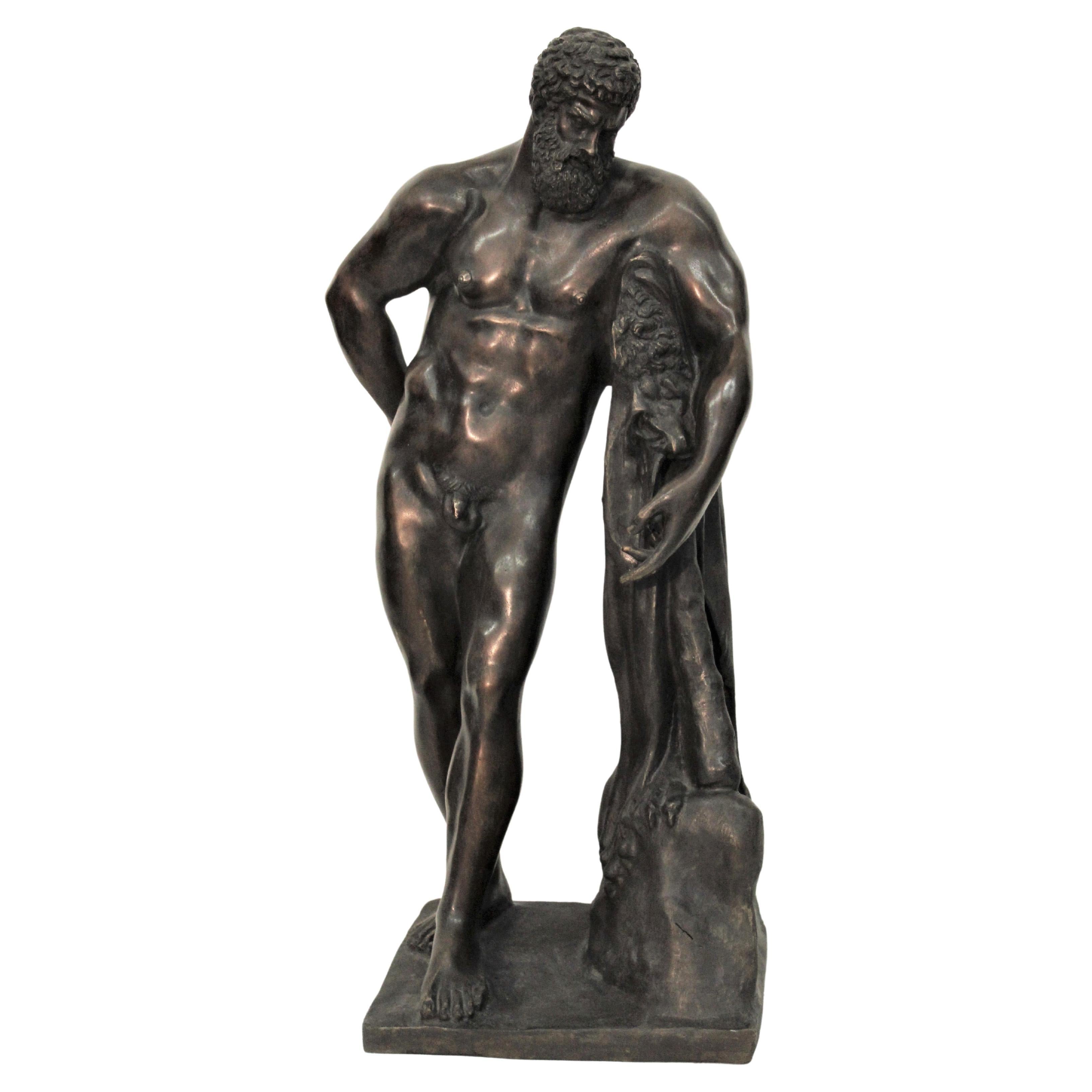 Bronze Sculpture, Ercole Farnese For Sale