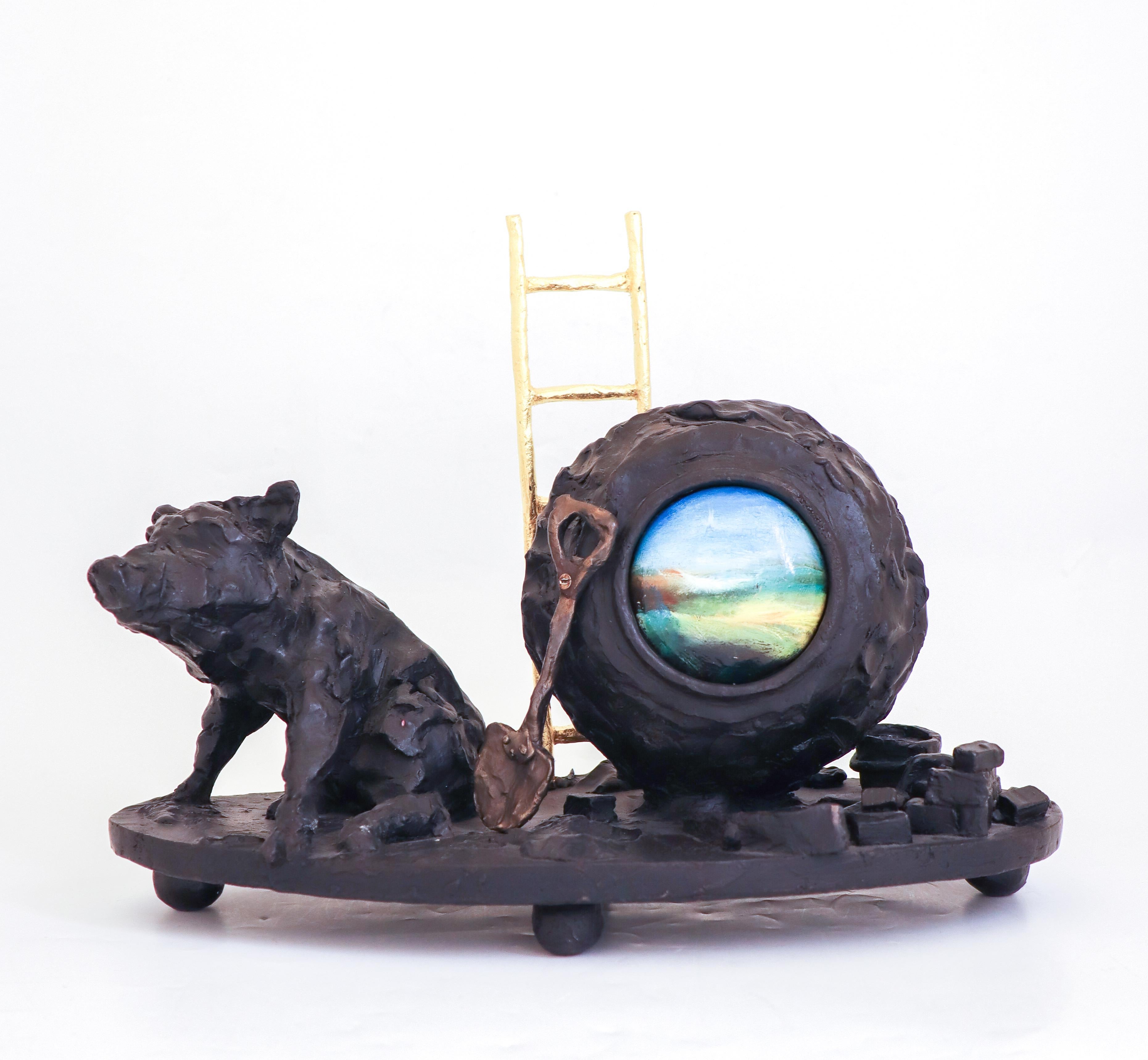 Scultura in bronzo - Ernst Billgren - 
