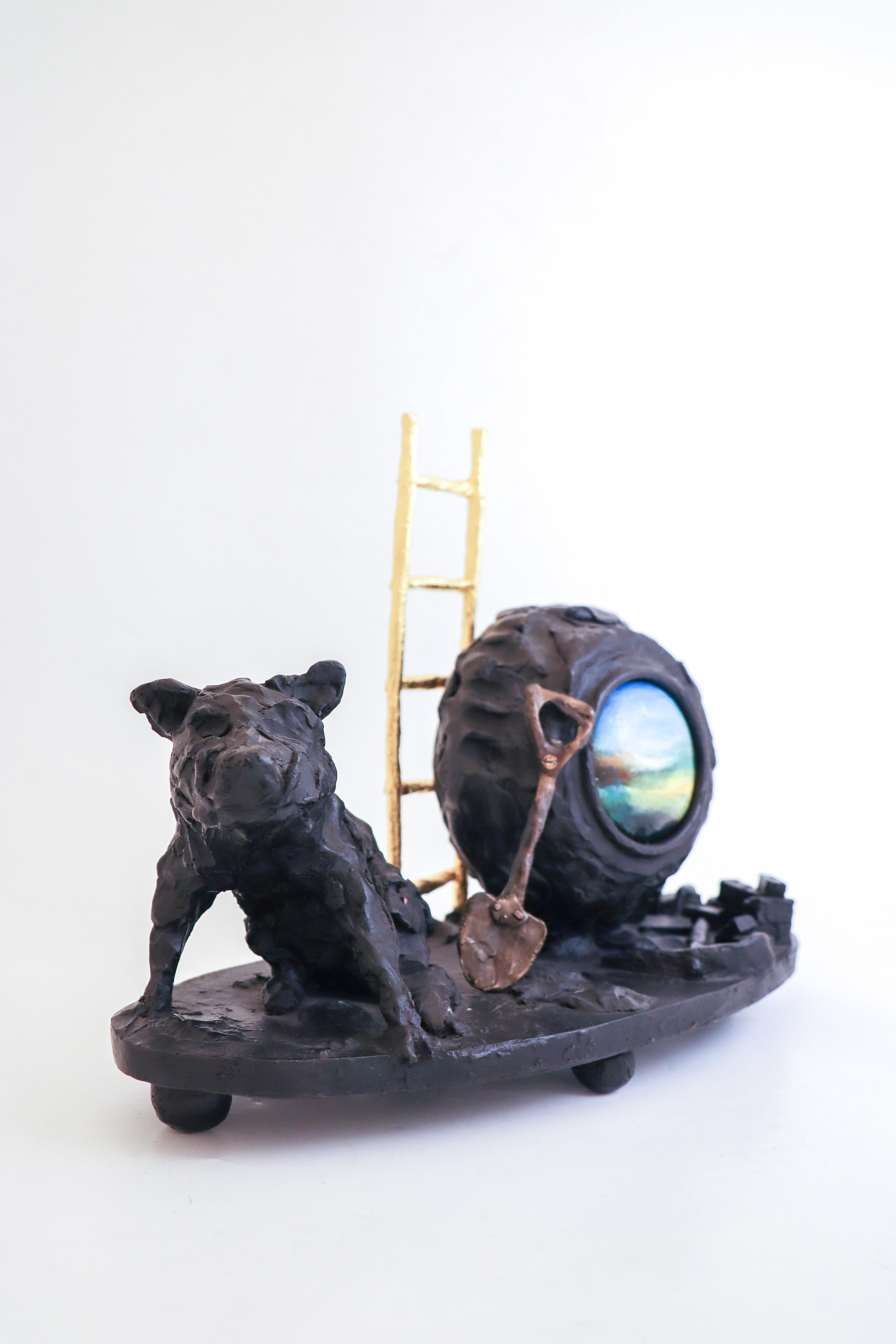Scultura in bronzo - Ernst Billgren - 