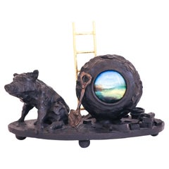 Bronze Sculpture - Ernst Billgren - "Abstract Sculpture" 4/7