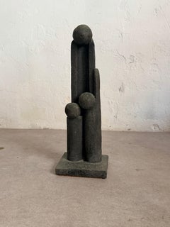 Bronze sculpture "Family" by Itzhak Ofer, Israel, 1960s