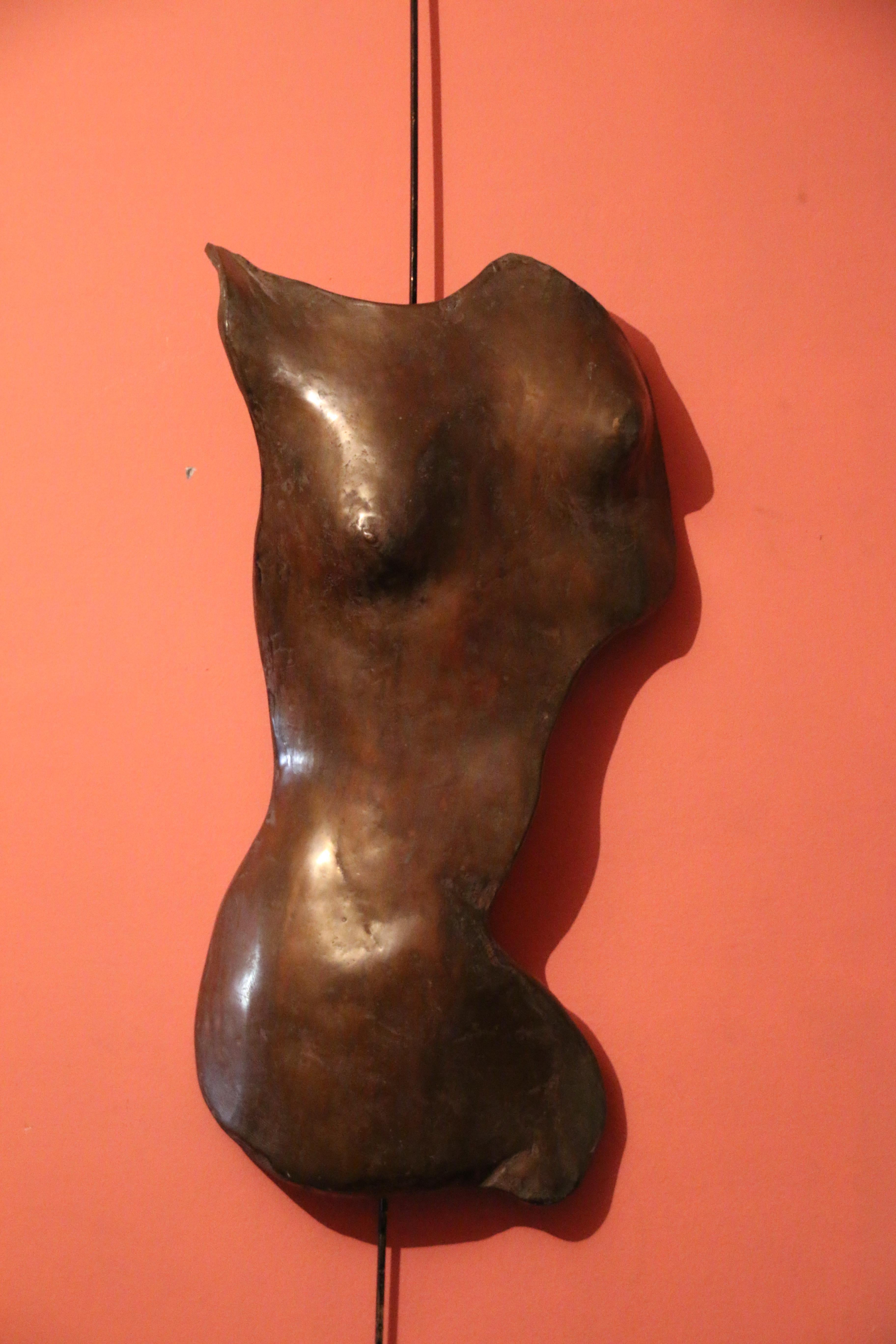 Patinated Bronze Sculpture 