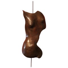 Bronze Sculpture "Female Bust" by Céline Chalem