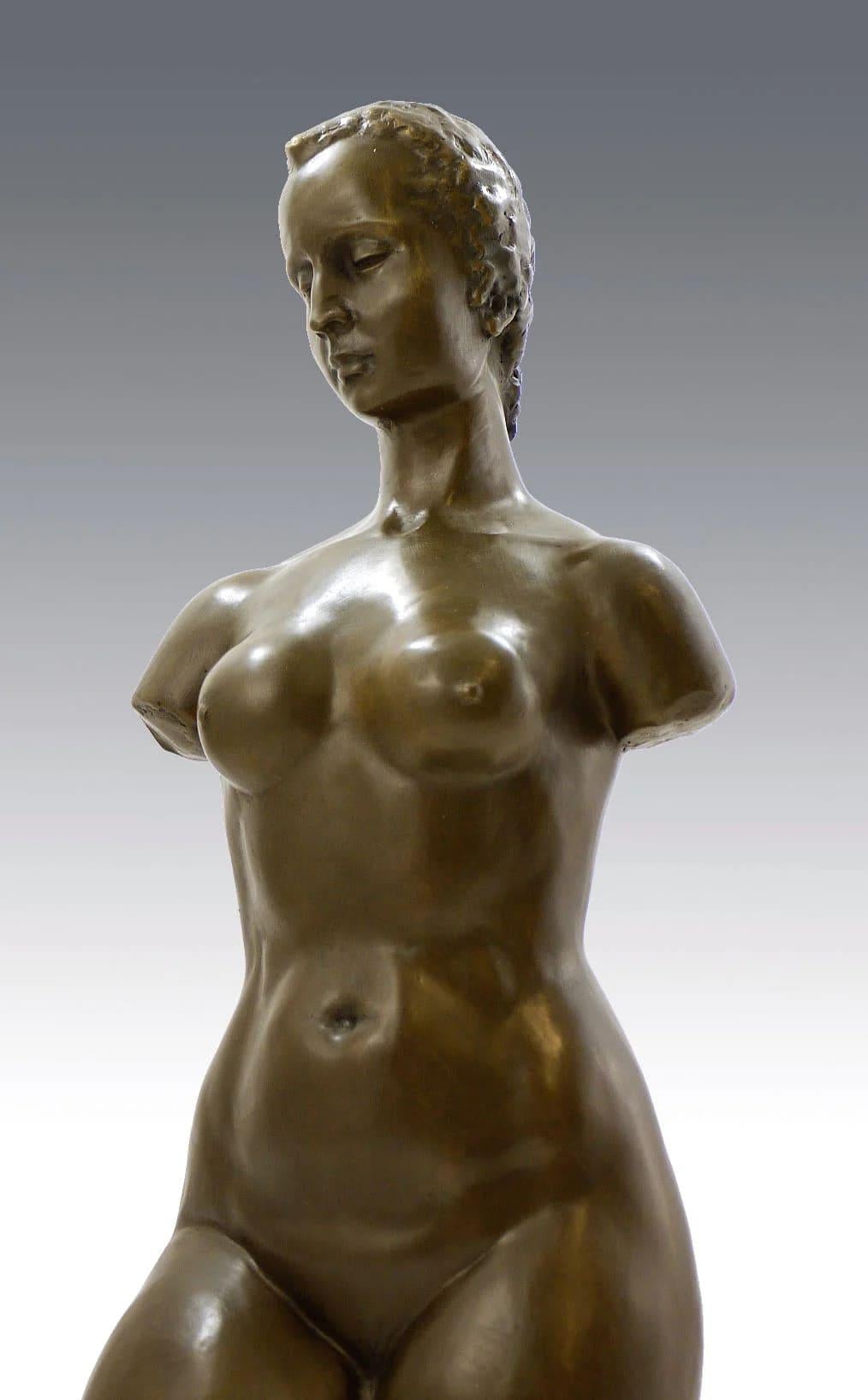 Scultura in bronzo Torso femminile, XX secolo In condizioni buone in vendita a Saint-Ouen, FR