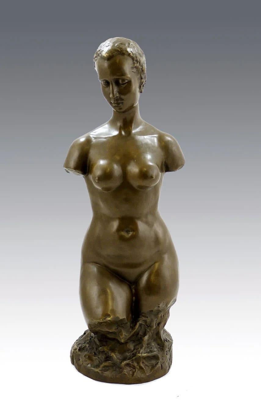 Bronzo Scultura in bronzo Torso femminile, XX secolo in vendita