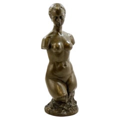 Bronzeskulptur Weiblicher Torso, XX. Jahrhundert