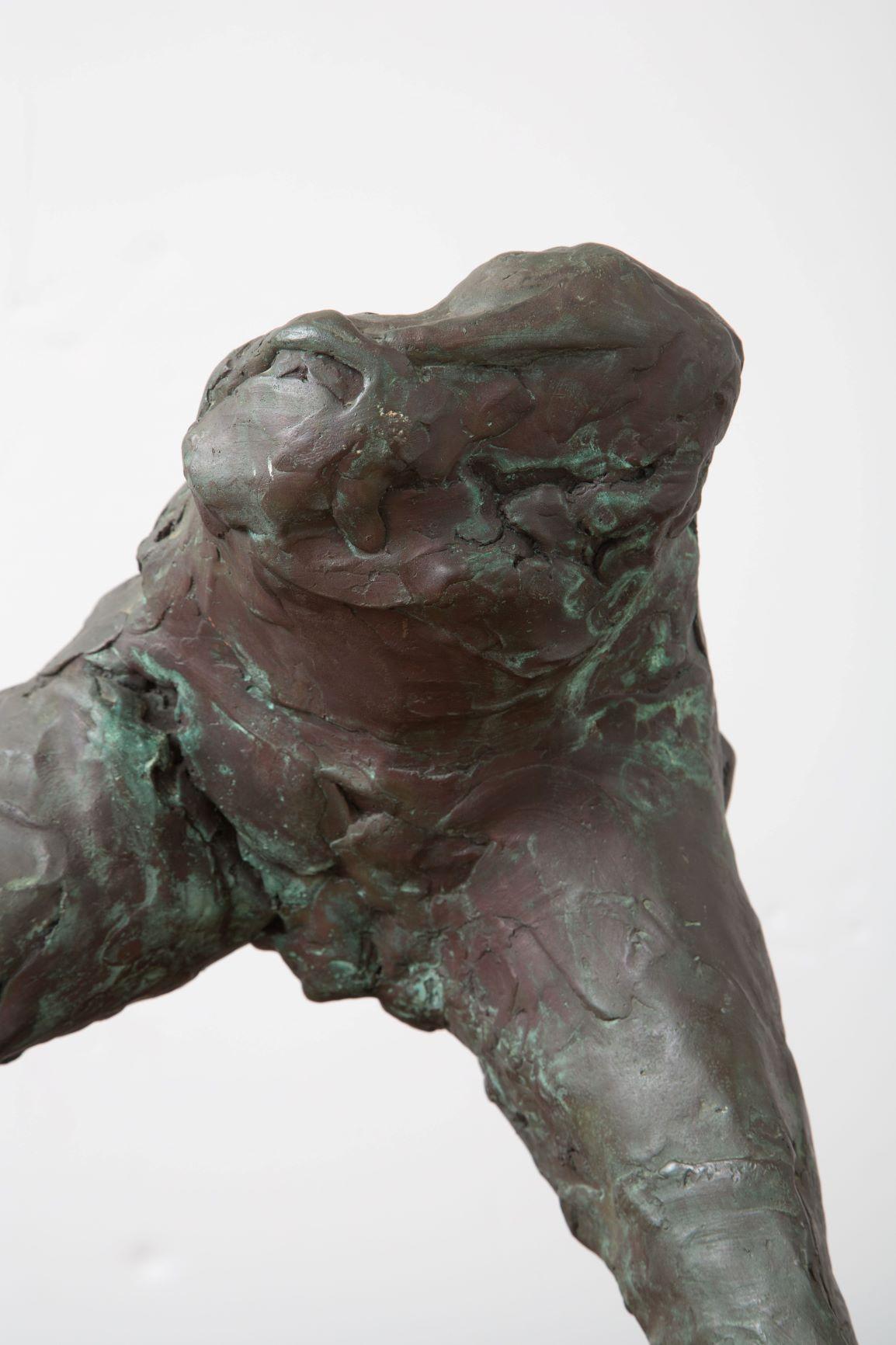 Metà XX secolo Scultura in bronzo 