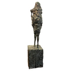 Sculpture en bronze Figure de roche V de Paul de Pignol, 2009