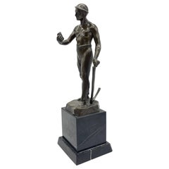 Bronze Sculpture / Figure Miners on marble base probably Germany