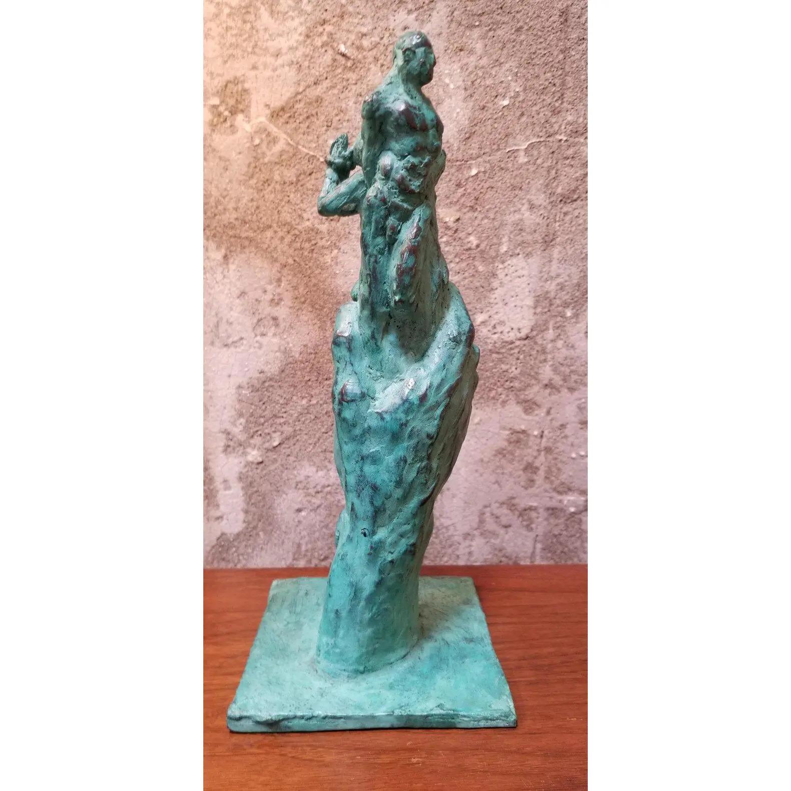 Bronze Sculpture Figures and Hand In Good Condition For Sale In Fulton, CA