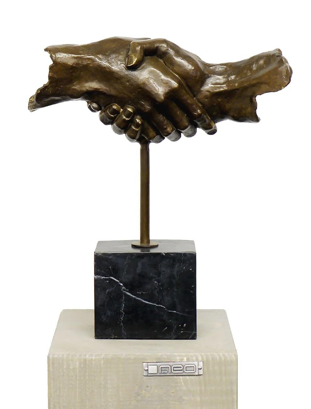 Bronze Sculpture – Friendship – Inspire by Salvador Dalí In Good Condition For Sale In Saint-Ouen, FR