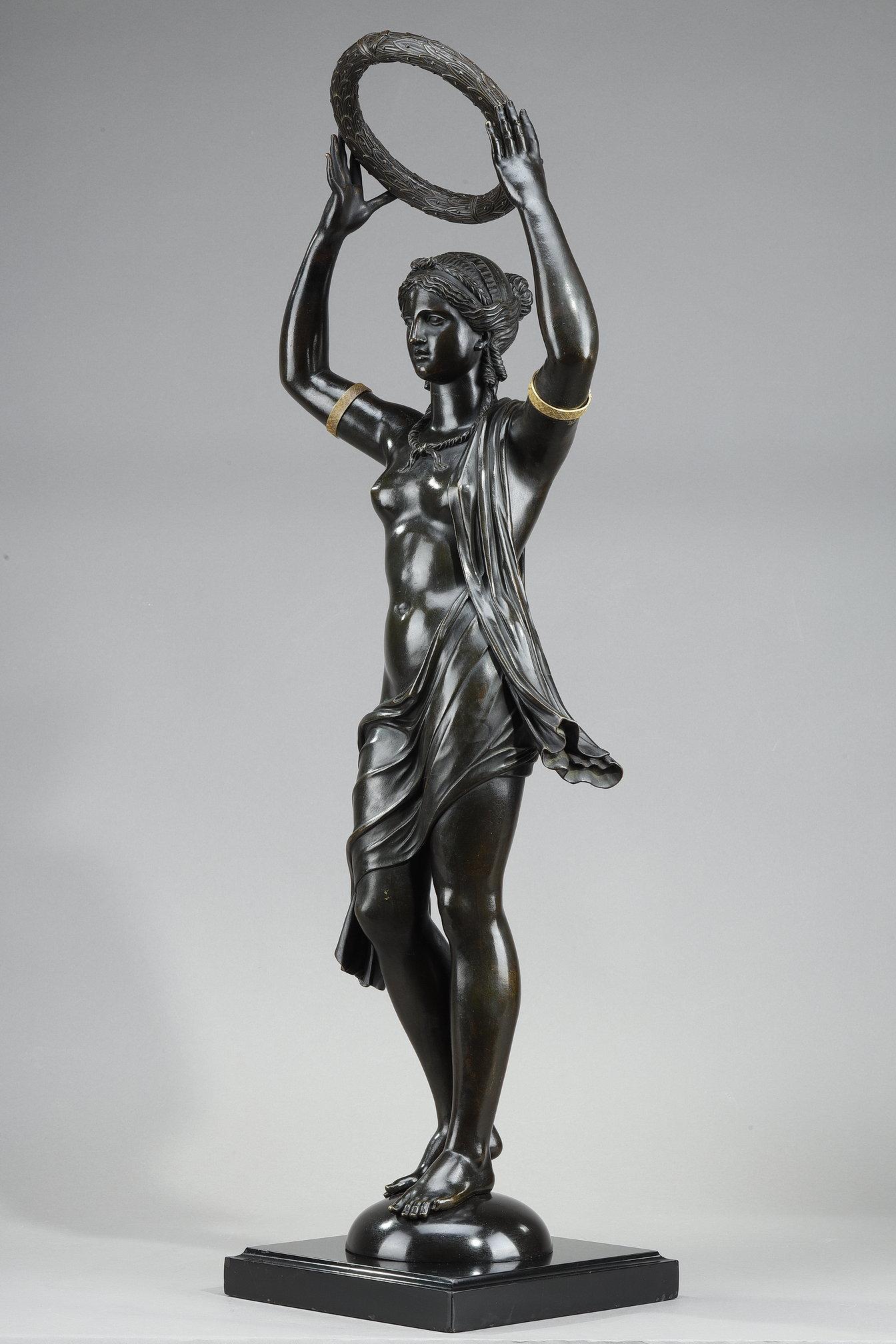 Sculpture en bronze de la période Empire en vente 3