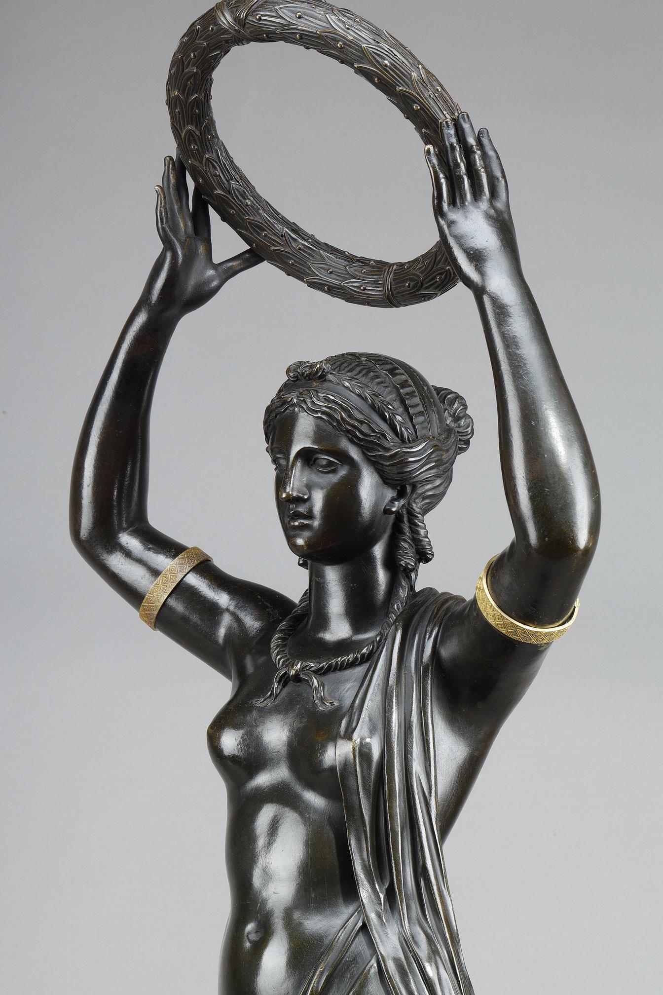 Sculpture en bronze de la période Empire en vente 5