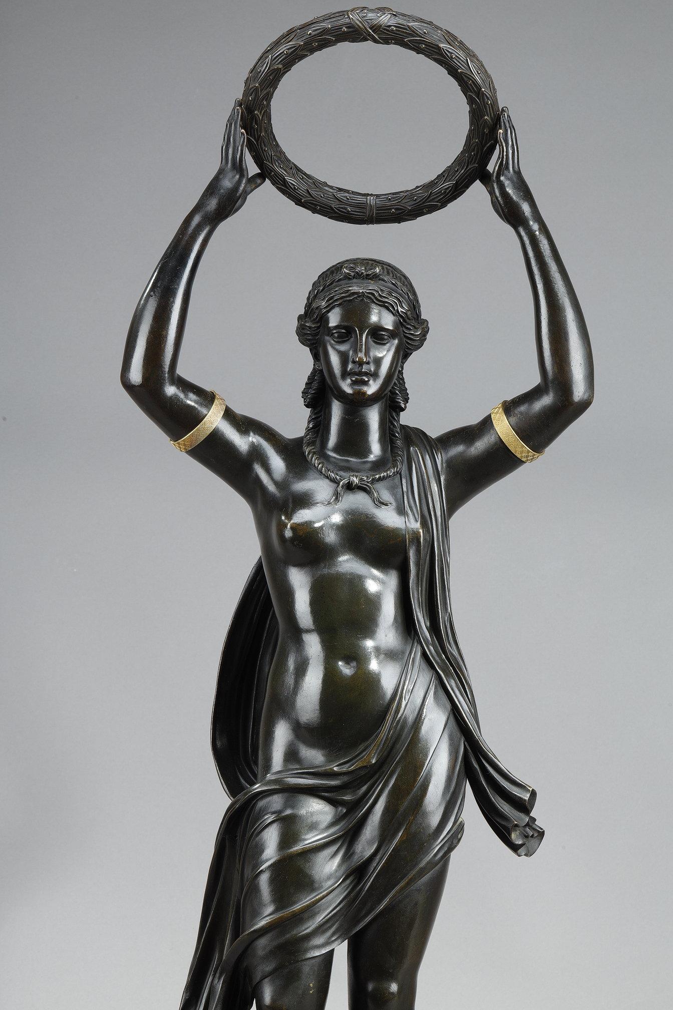 Sculpture en bronze de la période Empire en vente 7