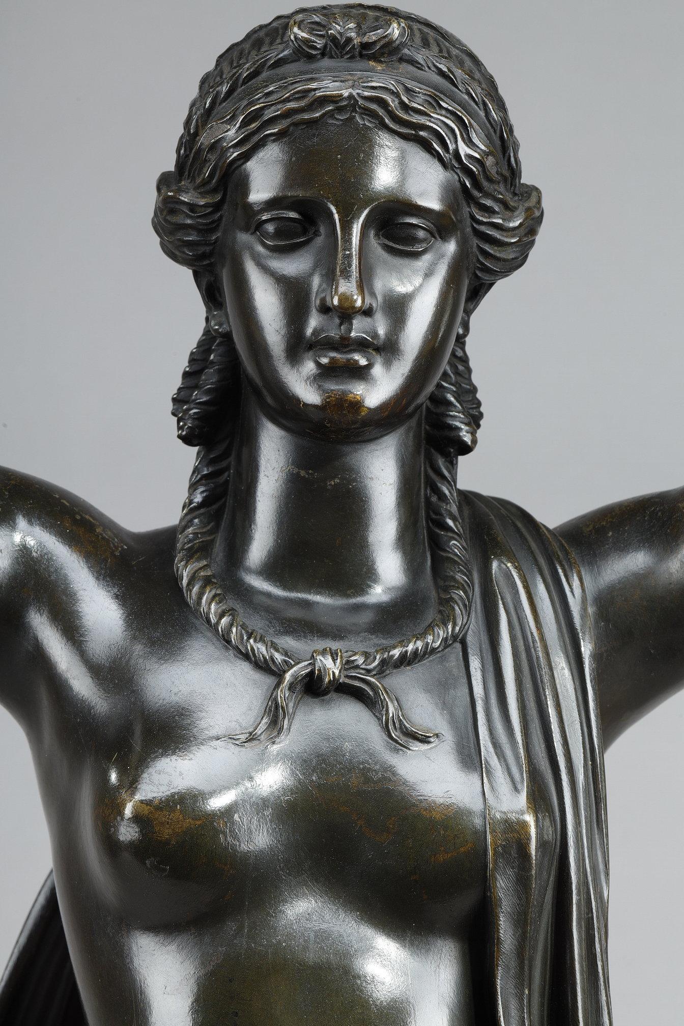 Sculpture en bronze de la période Empire en vente 9