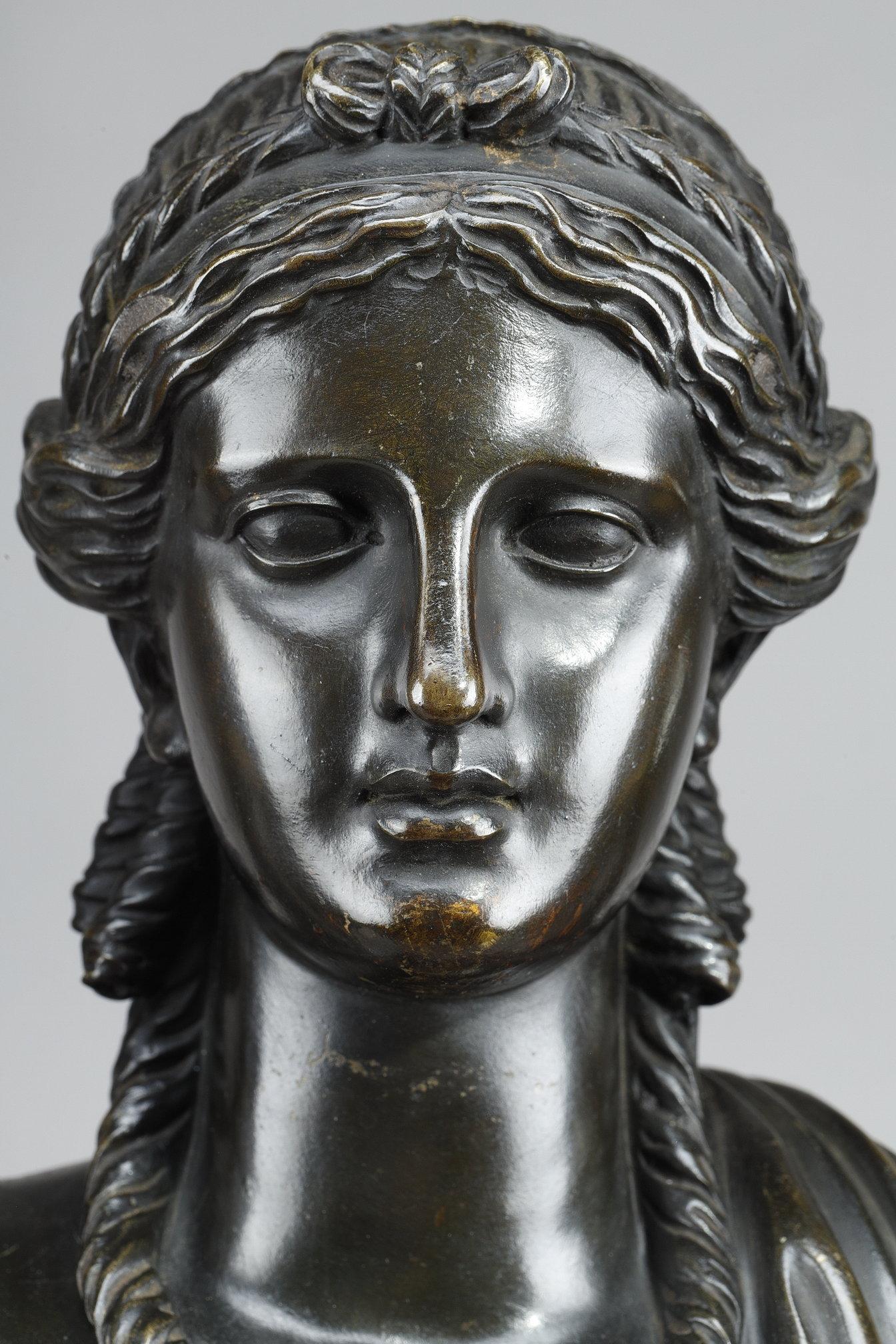 Sculpture en bronze de la période Empire en vente 10