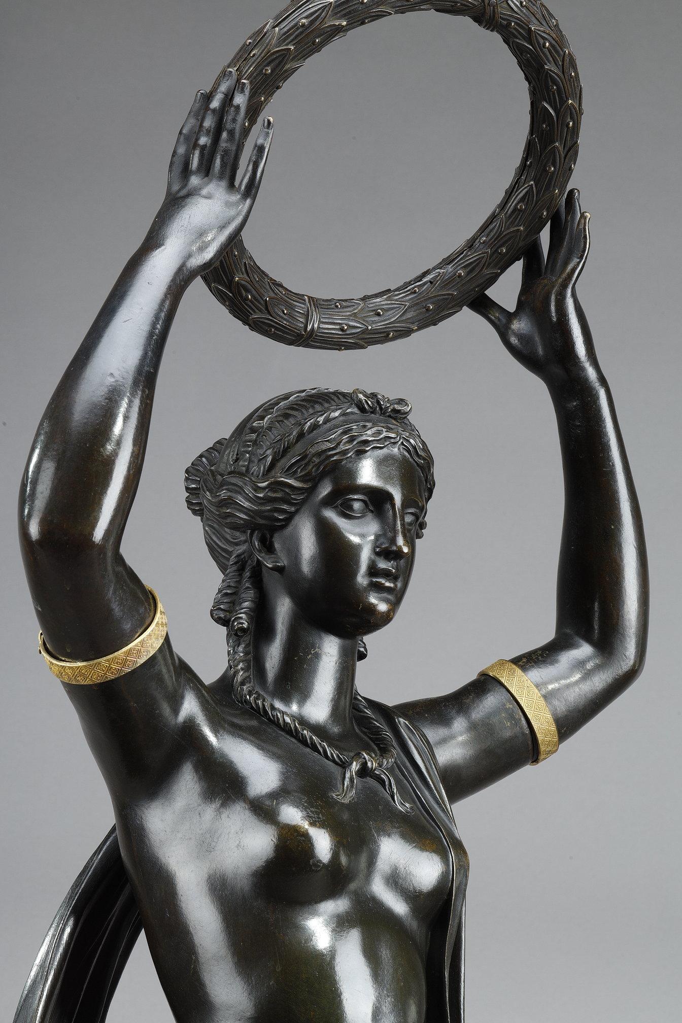 Sculpture en bronze de la période Empire en vente 12