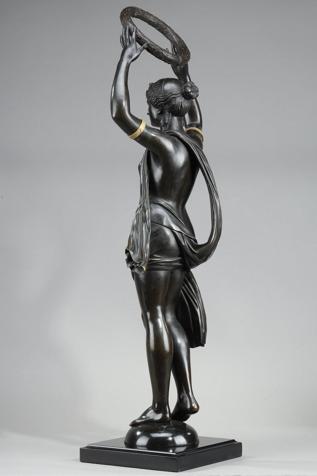 Sculpture en bronze de la période Empire en vente 1