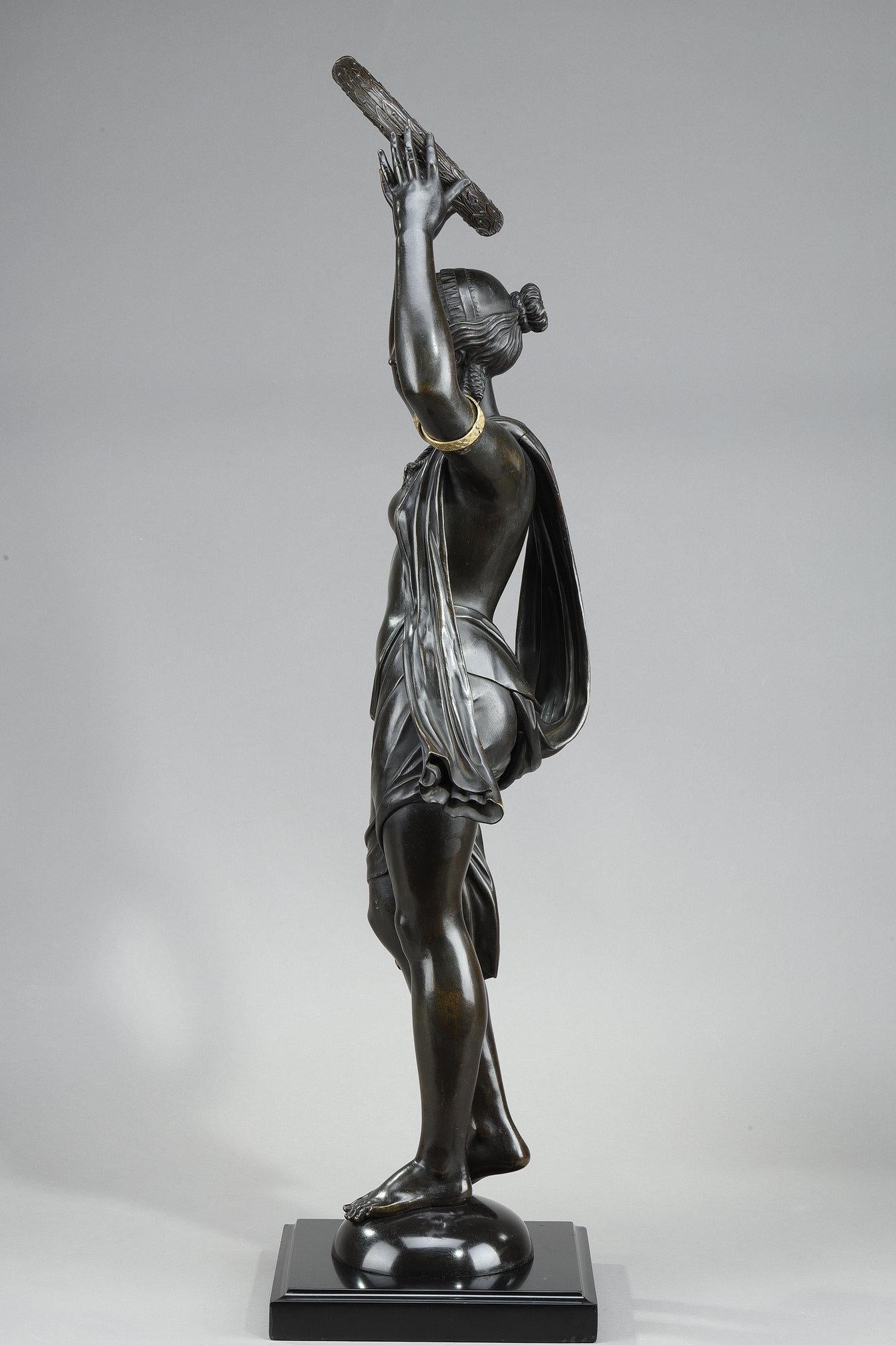 Sculpture en bronze de la période Empire en vente 2