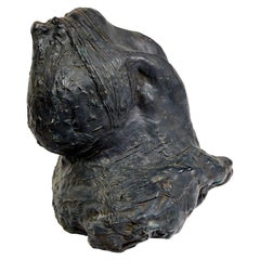 Bronze Sculpture "Gagged Head Back" by Michel Warren