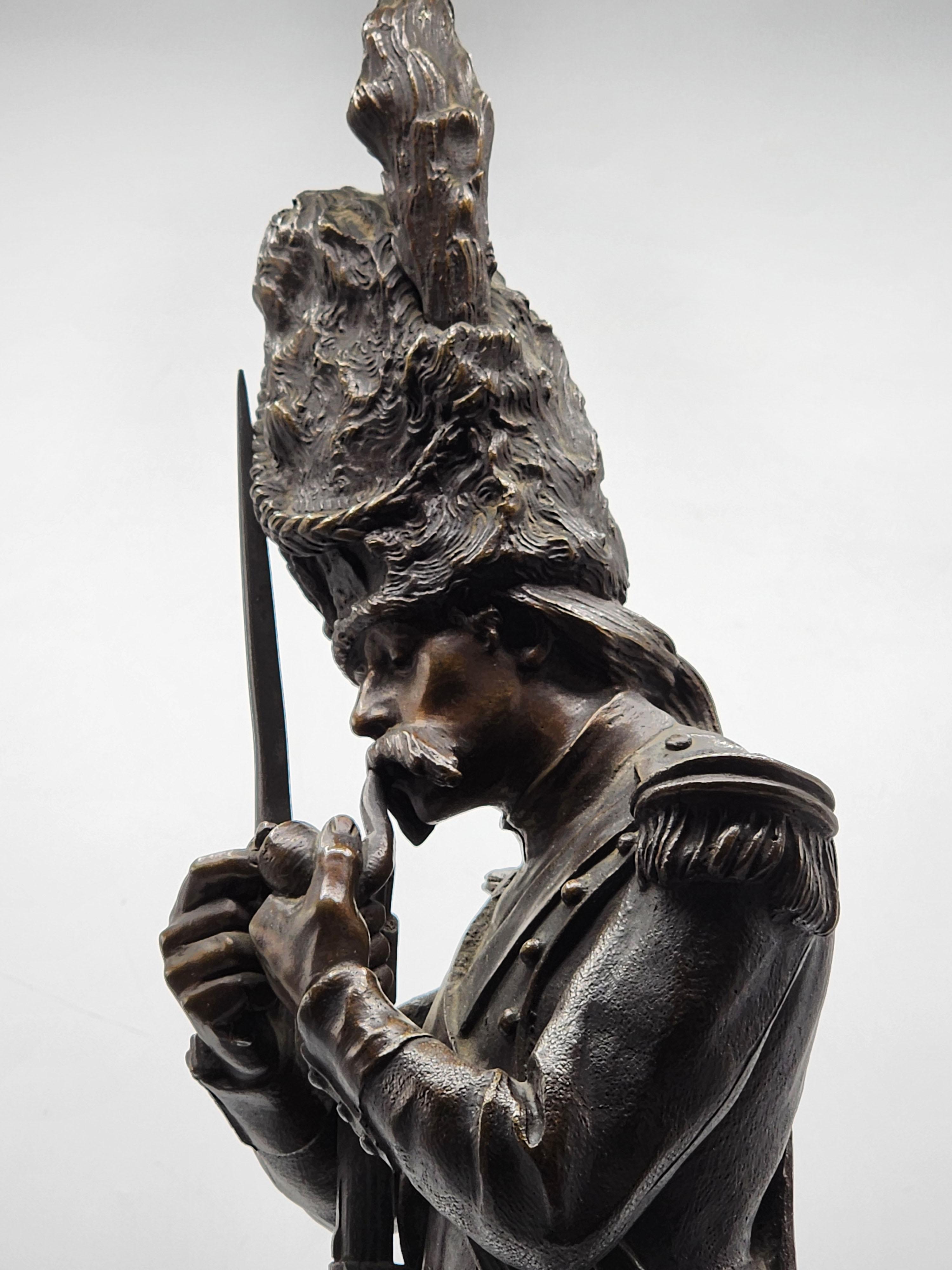 Hand-Crafted Bronze Sculpture 
