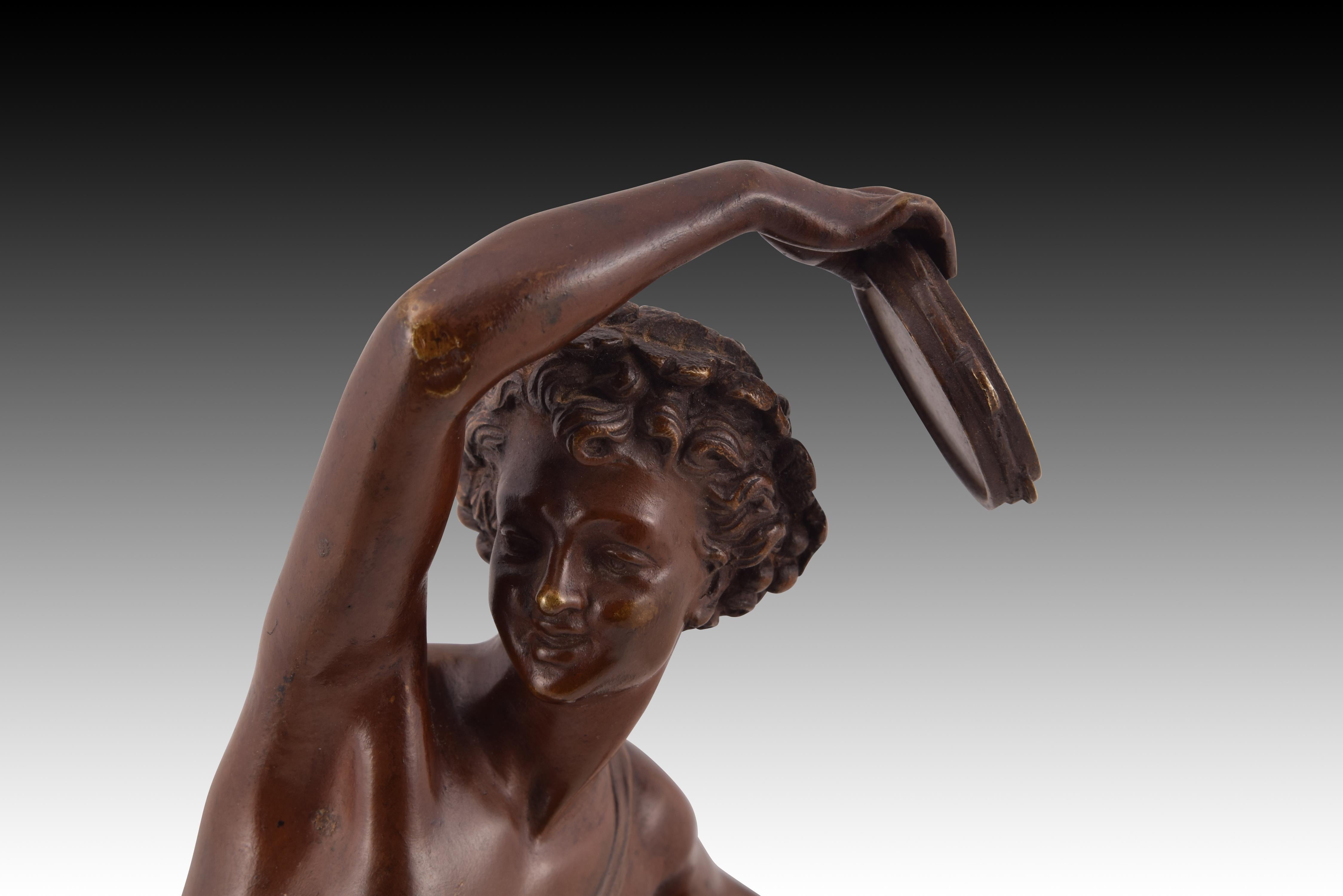 XIXe siècle Sculpture en bronze Harmony. RANCOULET, Ernest (France, 1870-1915). en vente