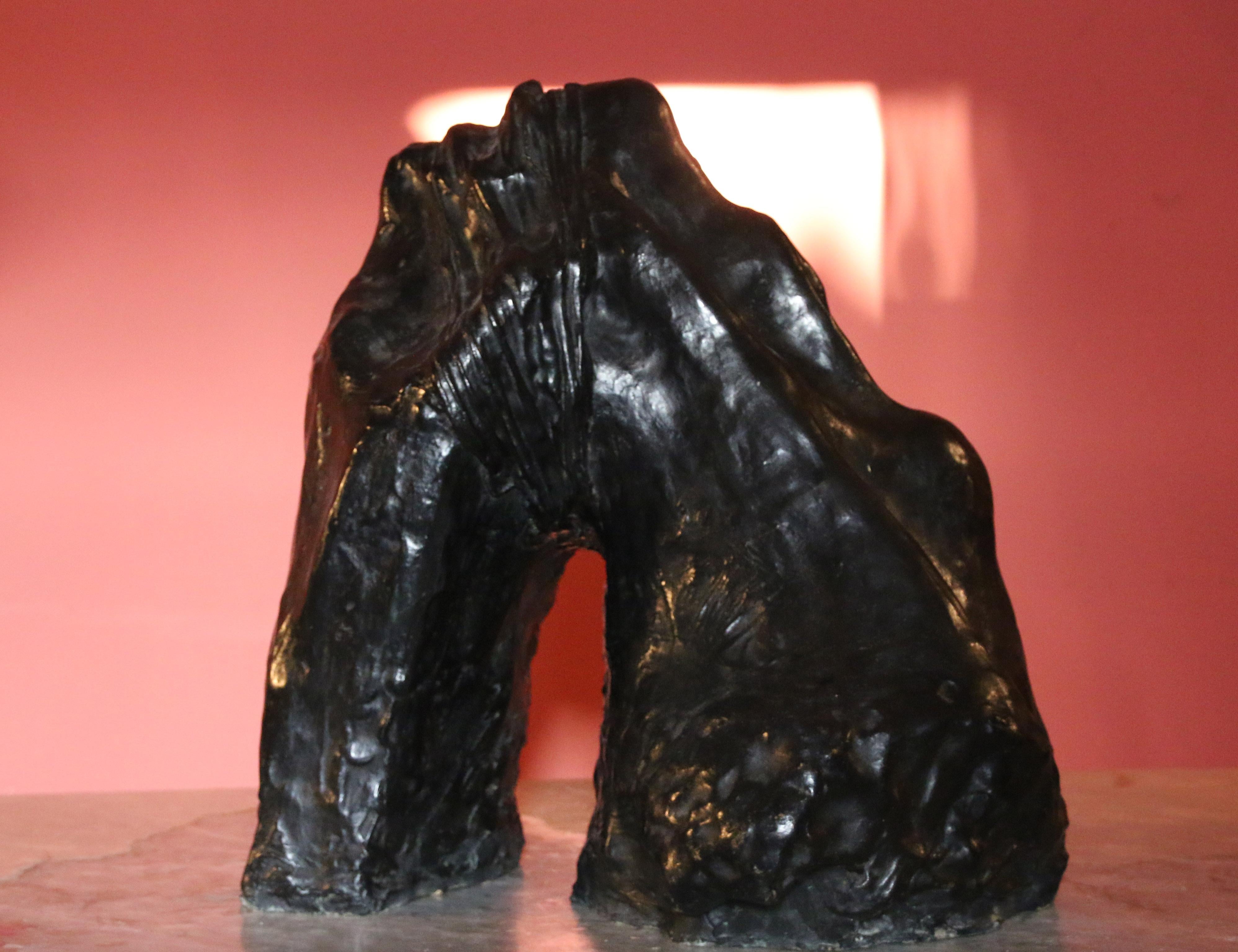 Test in bronzo con patina nera firmato e numerato 4/8.
Foundry Mark Valsuani F. Bagneux.