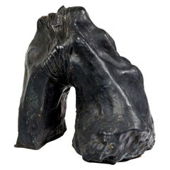 Bronze Sculpture "Head Bent Back" by Catherine Val