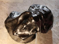 Bronze Sculpture "Head Bent Back" by Michel Warren