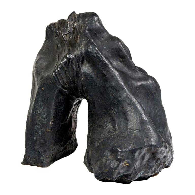 Bronze Sculpture "Head Bent Back" by Michel Warren For Sale