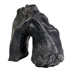 Bronze Sculpture "Head Bent Back" by Michel Warren