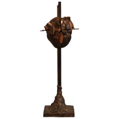 Bronze Sculpture " Heart burst " by Cesar