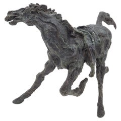 Bronze Sculpture 'Horse' by Augusto Murer, 1983
