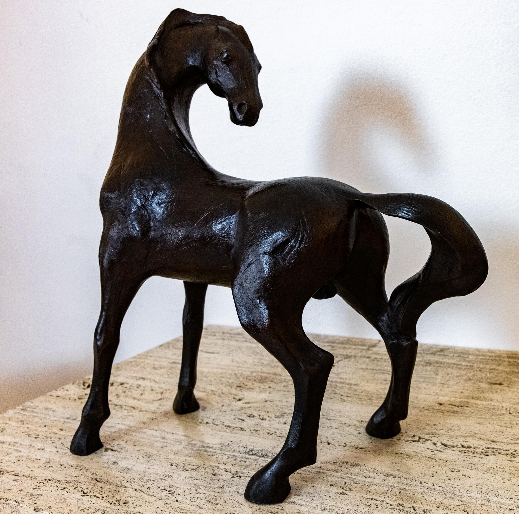 American Bronze Sculpture, Il Cavalino, by Barbara Beretich '1936-2018' For Sale