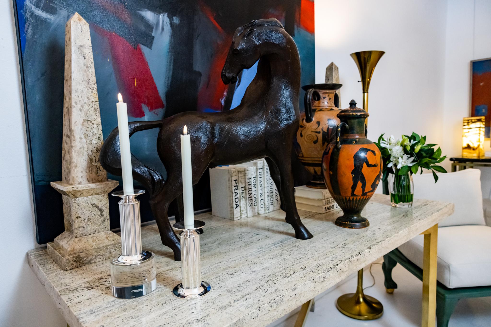 Patinated Bronze Sculpture, Il Cavalino, by Barbara Beretich '1936-2018' For Sale