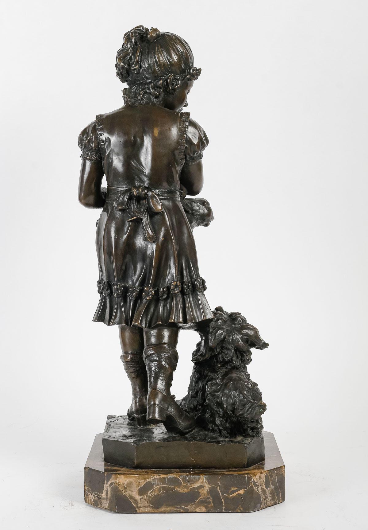 Bronze Sculpture en bronze de style romantique, 20e siècle. en vente