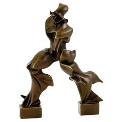 Vintage Bronze sculpture in the way of Umberto Boccioni