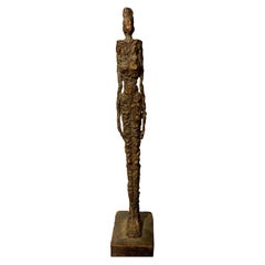Sculpture Of A Woman, Textured Bronze, Indonesia, Contemporary