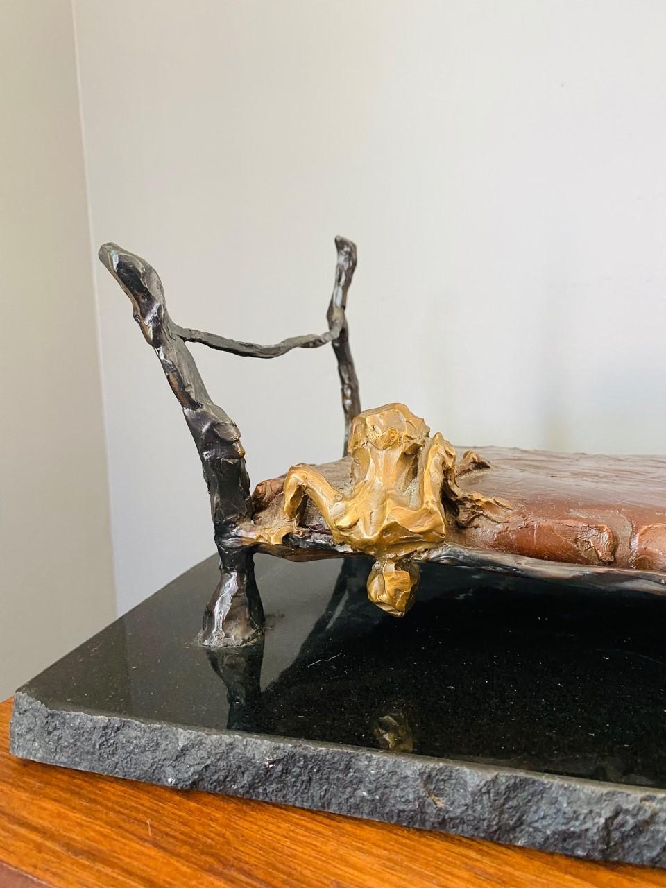 Americano Scultura in bronzo 