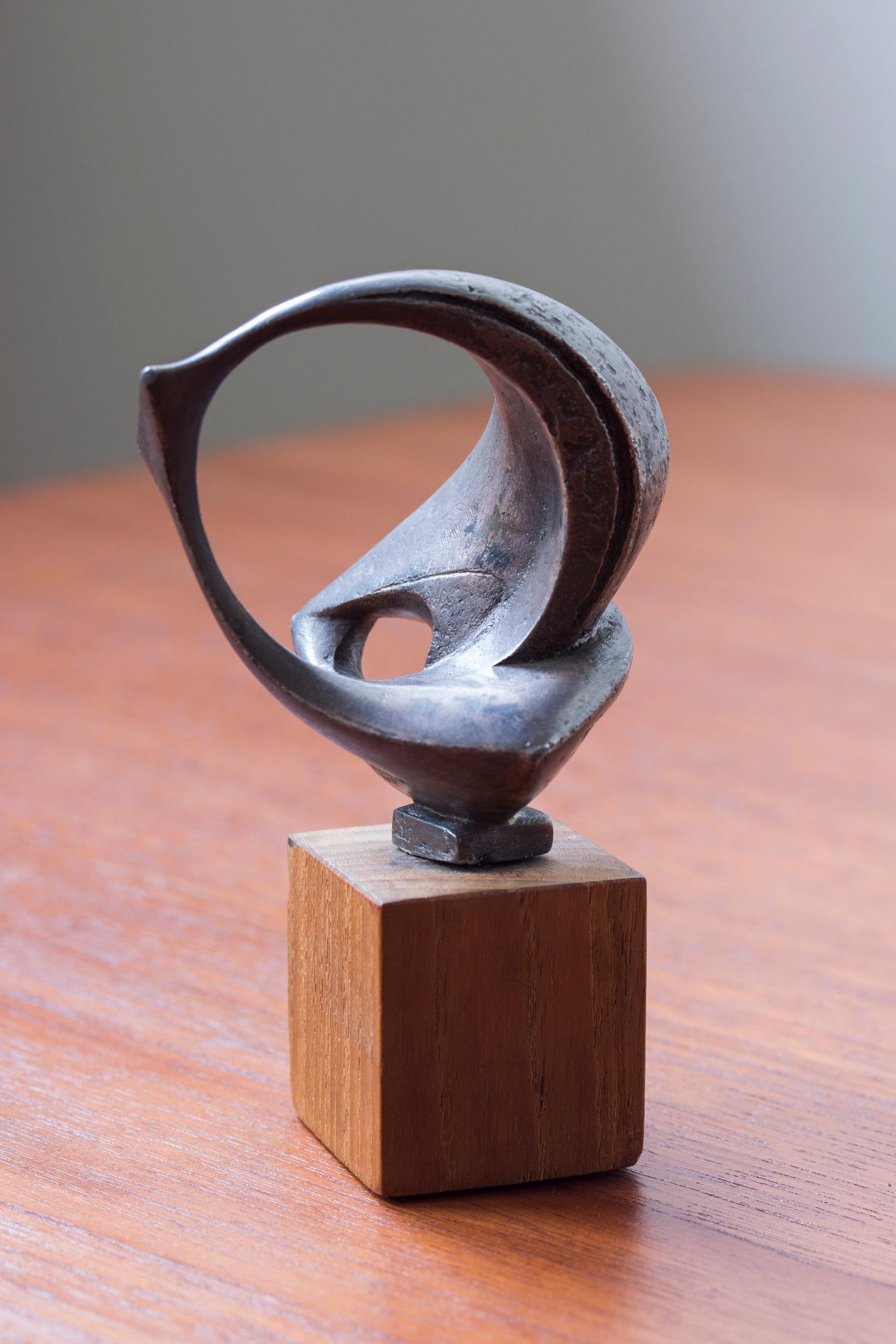 Svedese Scultura in bronzo 