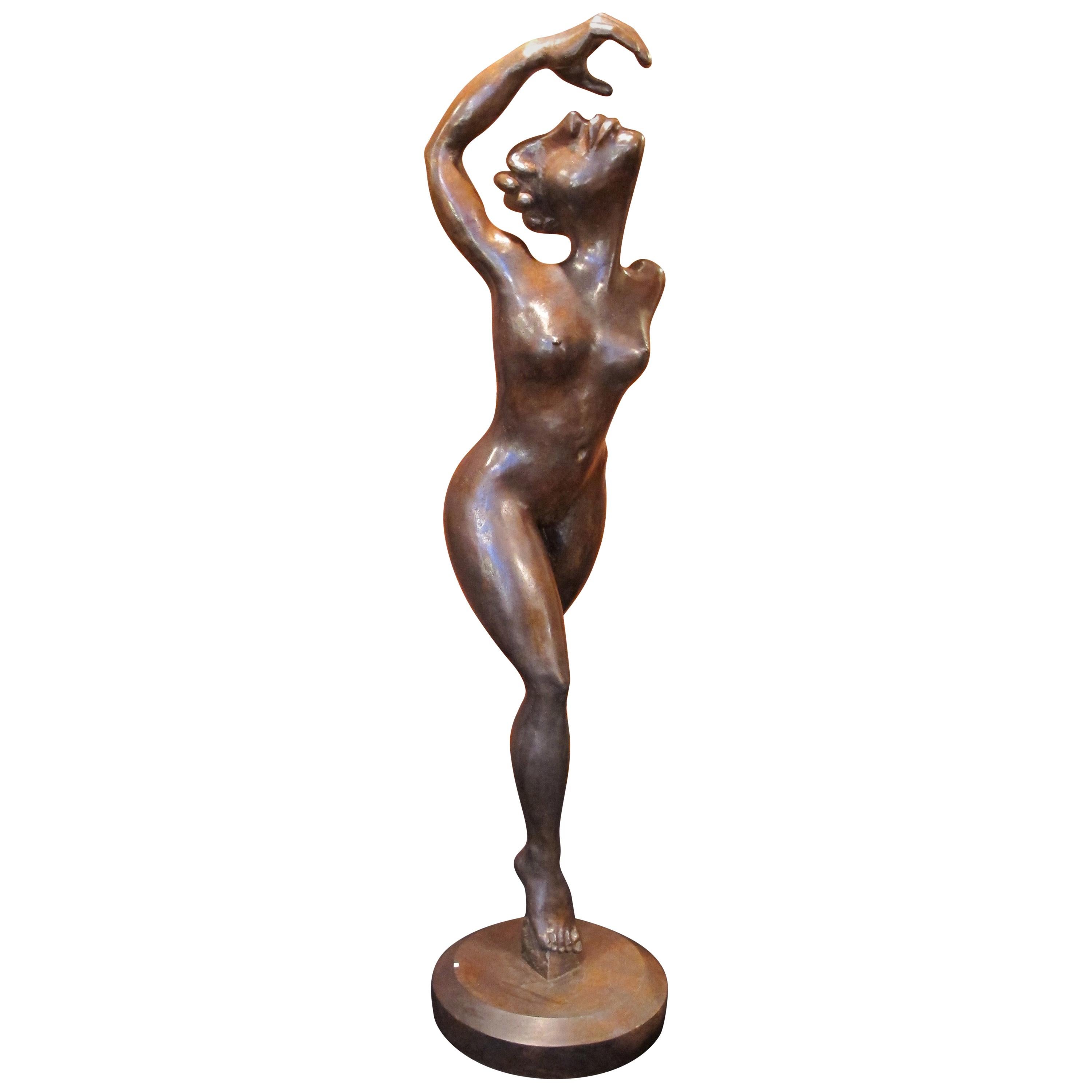 Bronzeskulptur „La danceuse“ aus Bronze, 2000, von Jacques Tenenhaus