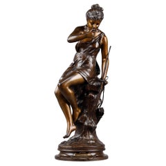 Bronze Sculpture "La Source" Signed Lucie Signoret-Ledieu