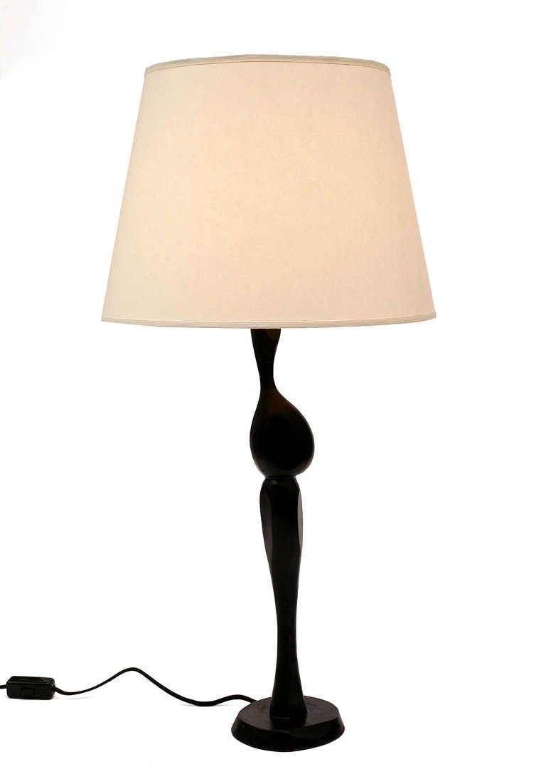 French Bronze Sculpture Lamp by Jacques Jarrige, 2006 For Sale