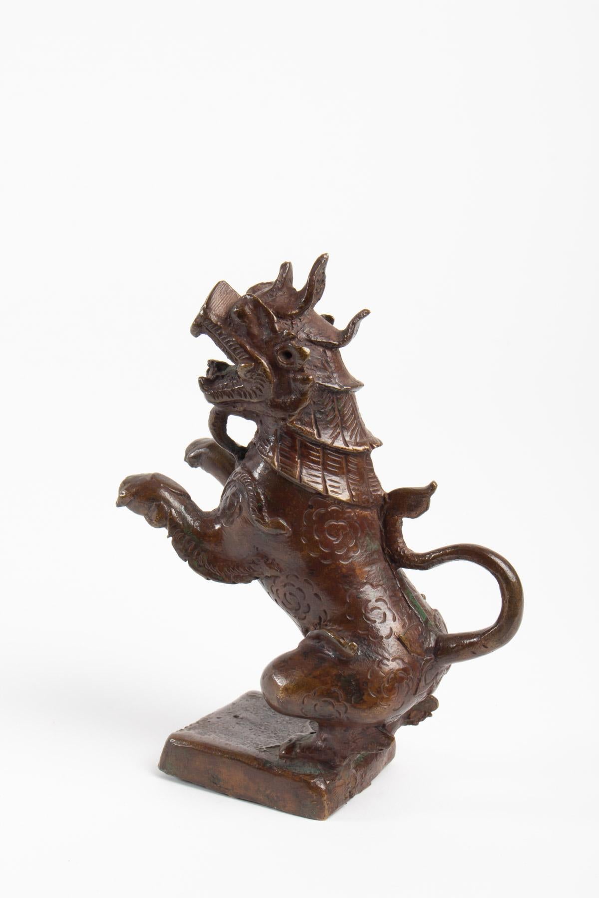 Bronze Sculpture, Late 19th Century, Asia In Good Condition For Sale In Saint-Ouen, FR