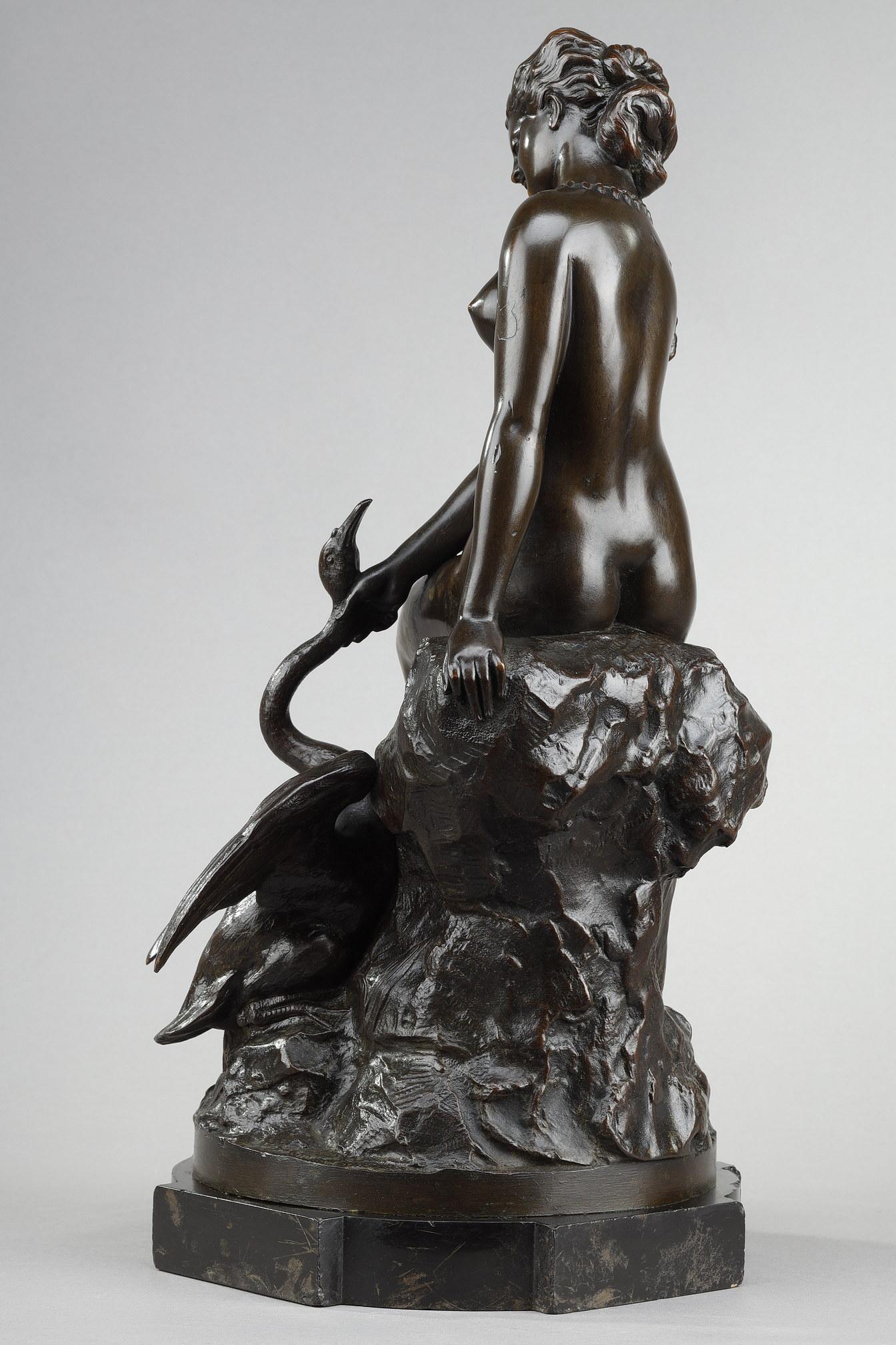 Fin du XIXe siècle Sculpture en bronze 