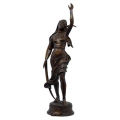 Scultura in bronzo “L’Étoile du Berger” di Henri Louis Levasseur, 1880