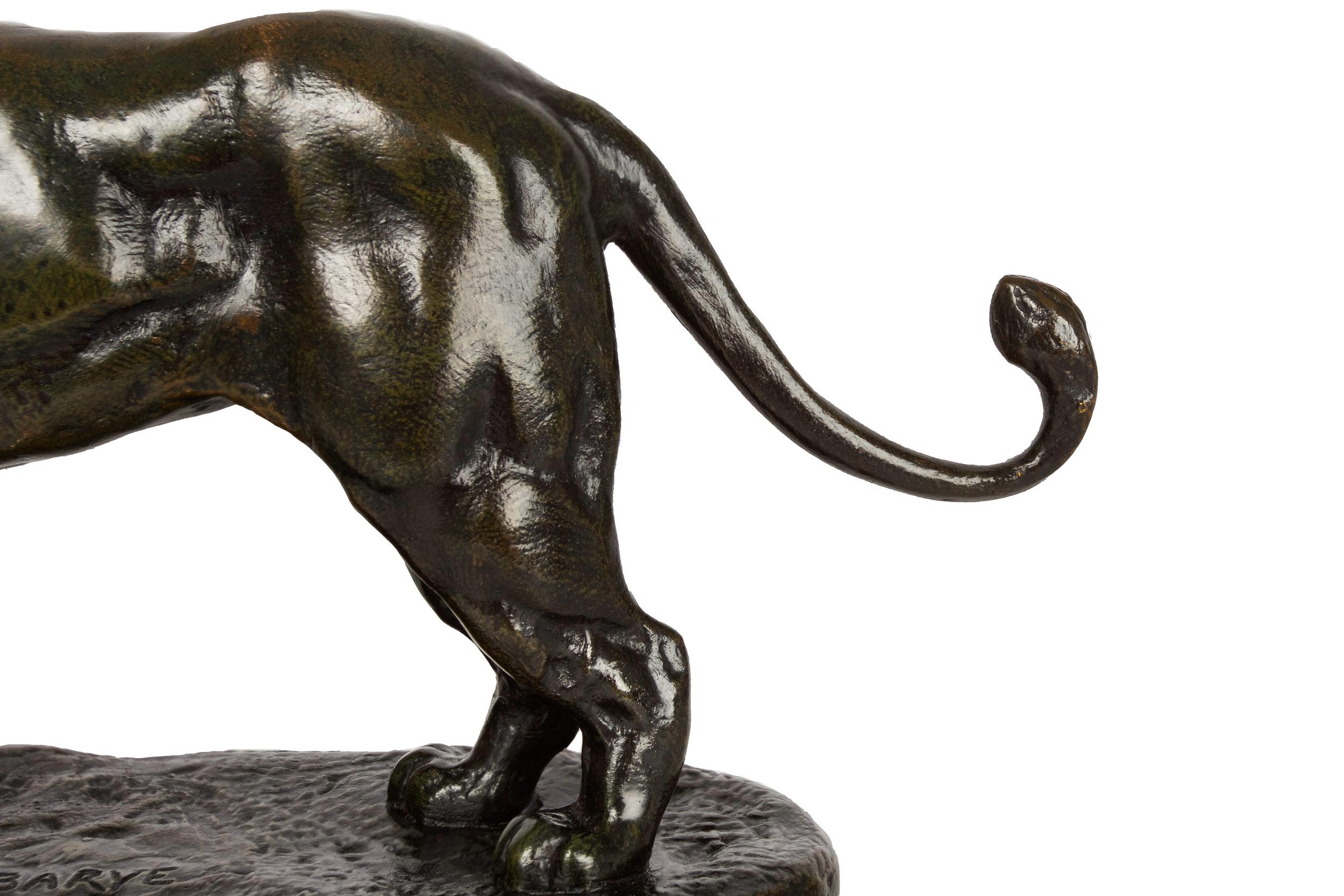 Sculpture en bronze Lions du Senegal par Antoine-Louis Barye & Barbedienne en vente 2