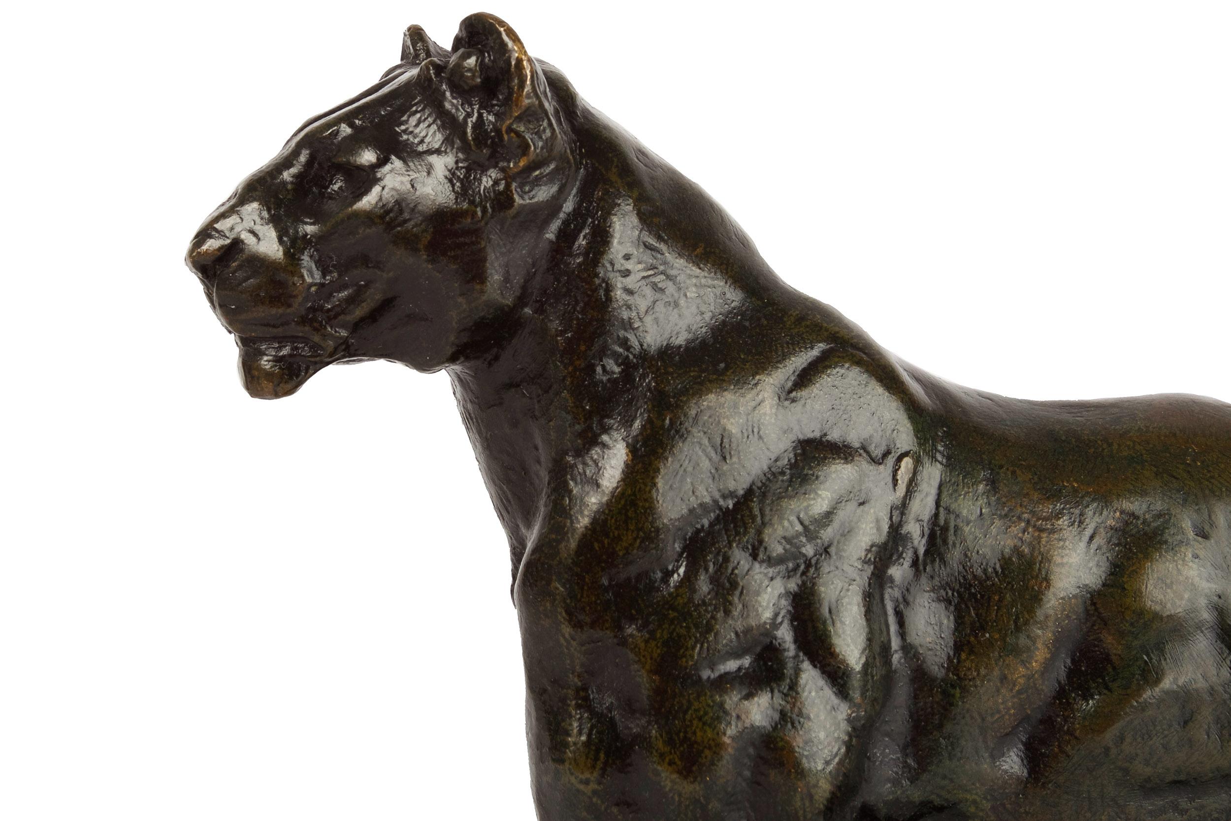 Sculpture en bronze Lions du Senegal par Antoine-Louis Barye & Barbedienne Bon état - En vente à Shippensburg, PA